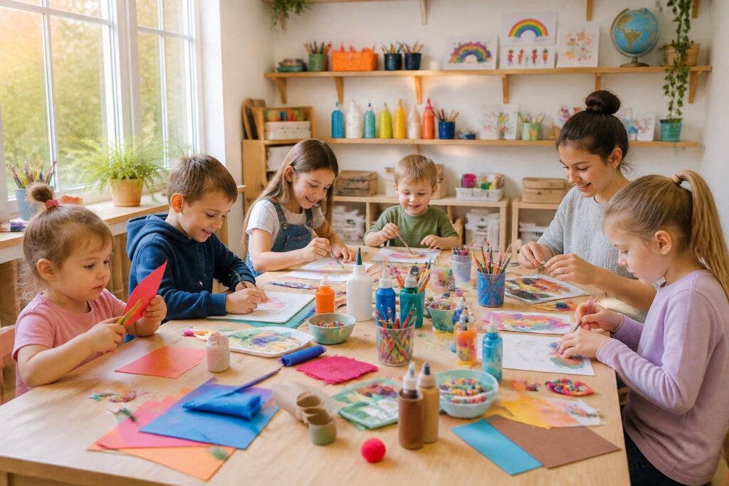 découvrez des idées de loisirs créatifs amusants et faciles à réaliser avec les enfants pour stimuler leur imagination et passer du temps de qualité en famille.