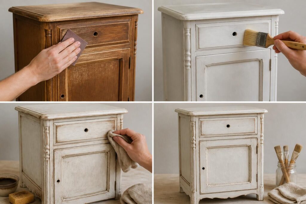 apprenez à relooker un meuble ancien grâce à notre guide étape par étape sur la peinture et la patine. transformez vos meubles avec style et simplicité.