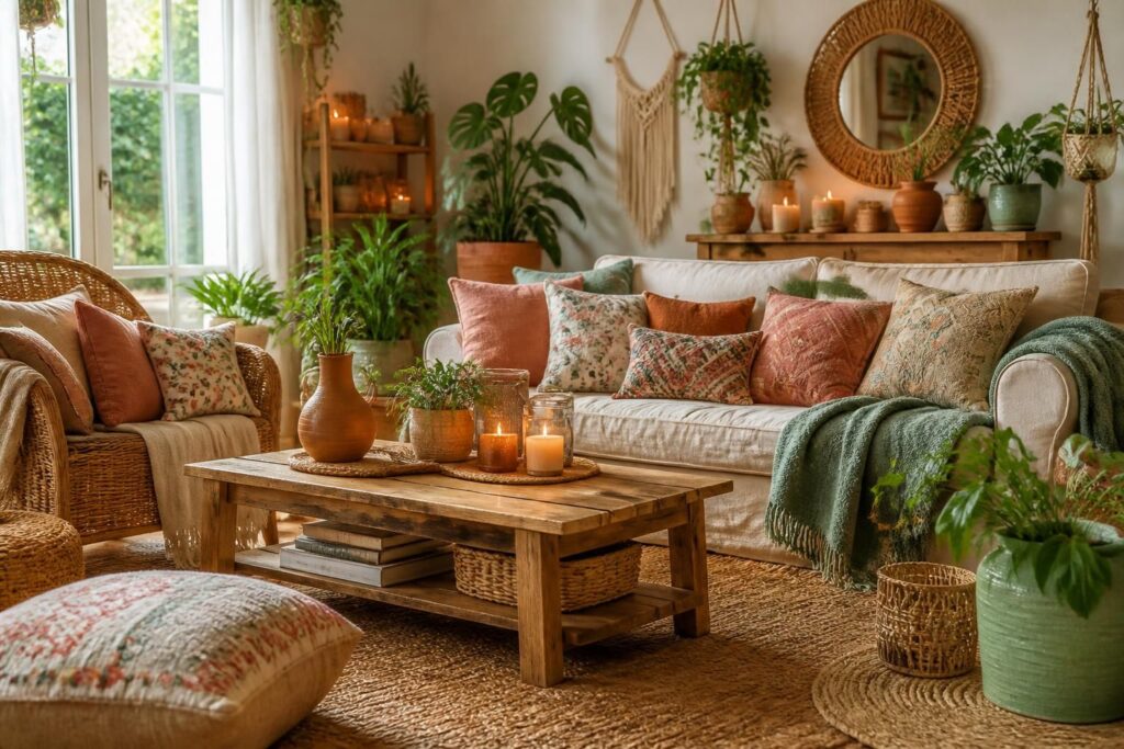 découvrez comment adopter les couleurs bohème chic et champêtre pour une décoration pleine de charme, alliant douceur, naturel et élégance pour sublimer votre intérieur.