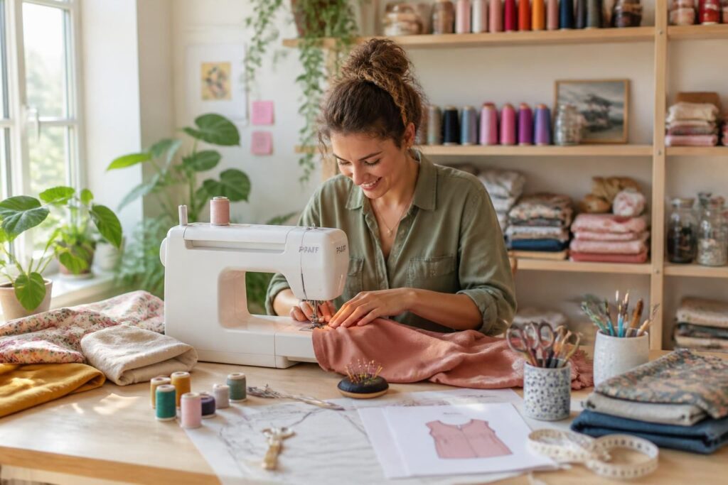 découvrez le retour de la couture maison et apprenez à coudre vos propres vêtements pour allier créativité, économie et style unique.
