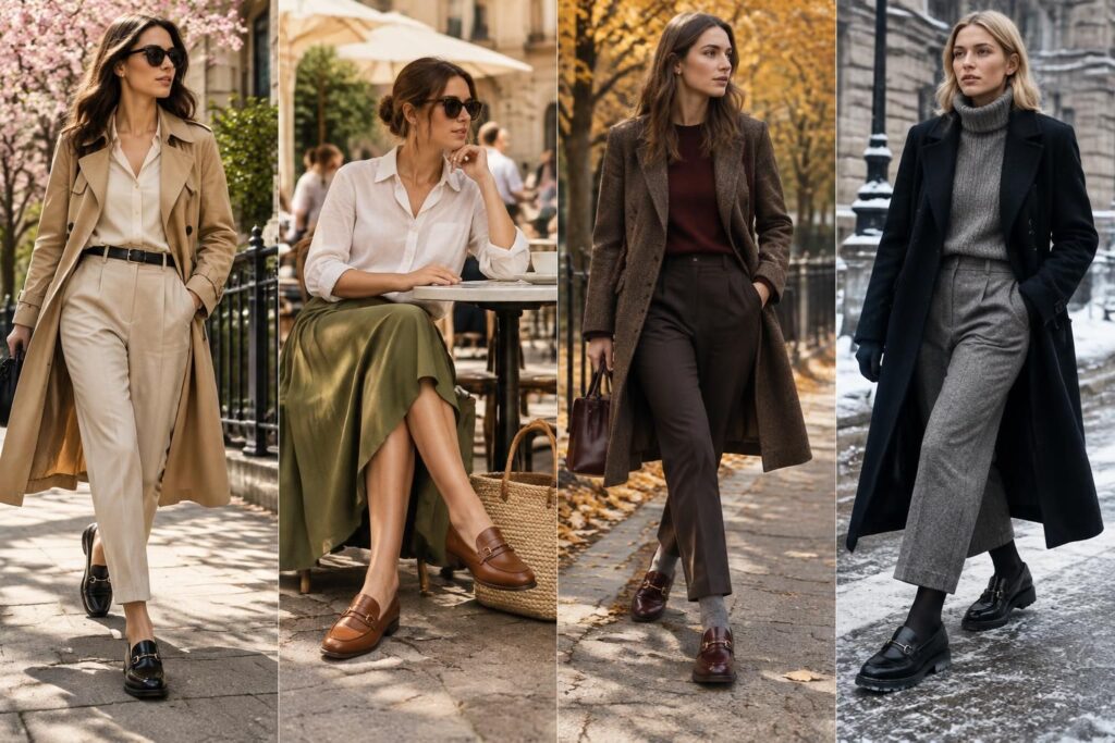 Comment porter les mocassins femme pour un style moderne en toutes saisons
