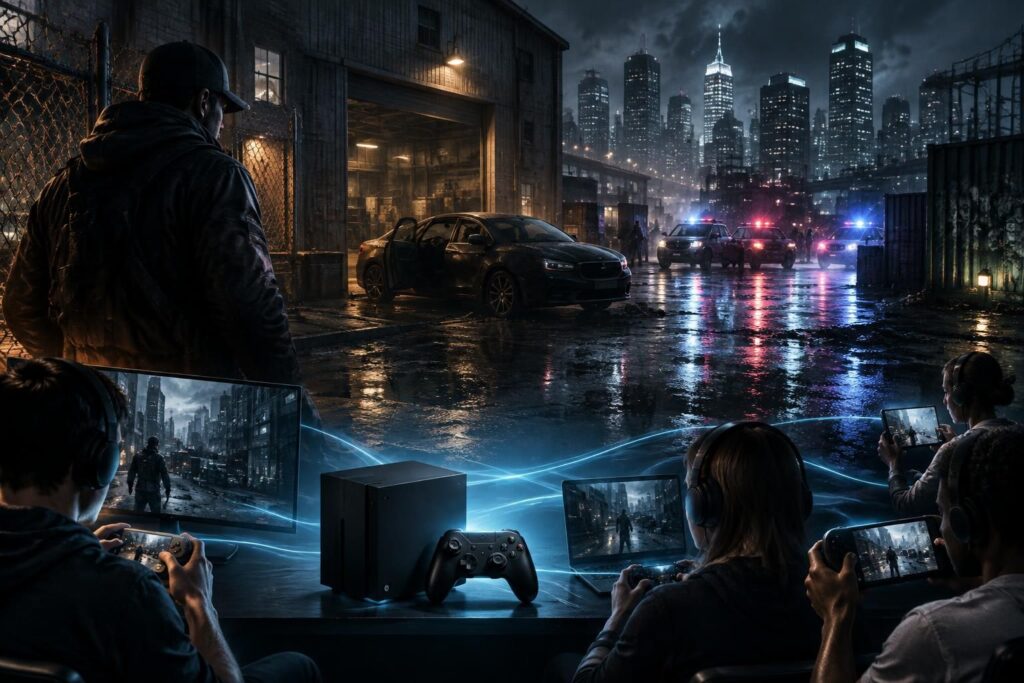 découvrez crime simulator sur ps5 : gameplay, fonctionnalités et détails sur le crossplay pour savoir comment jouer avec vos amis.
